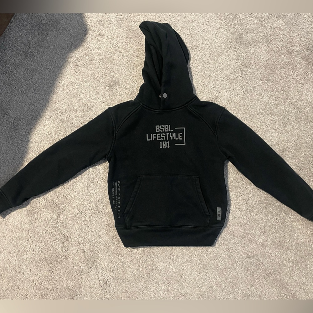 Bs101, baseball lifestyle boys hoodie